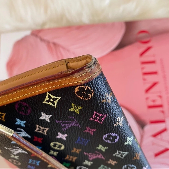 LOUIS VUITTON Monogram Multicolor Wallet Murakami - Picture 9 of 14